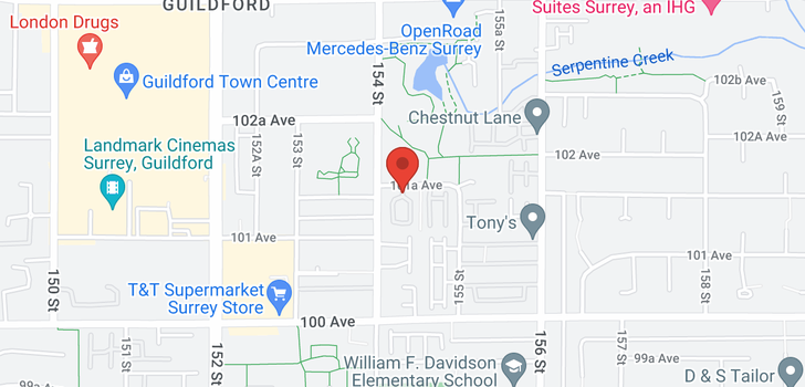 map of 49 15450 101A AVENUE